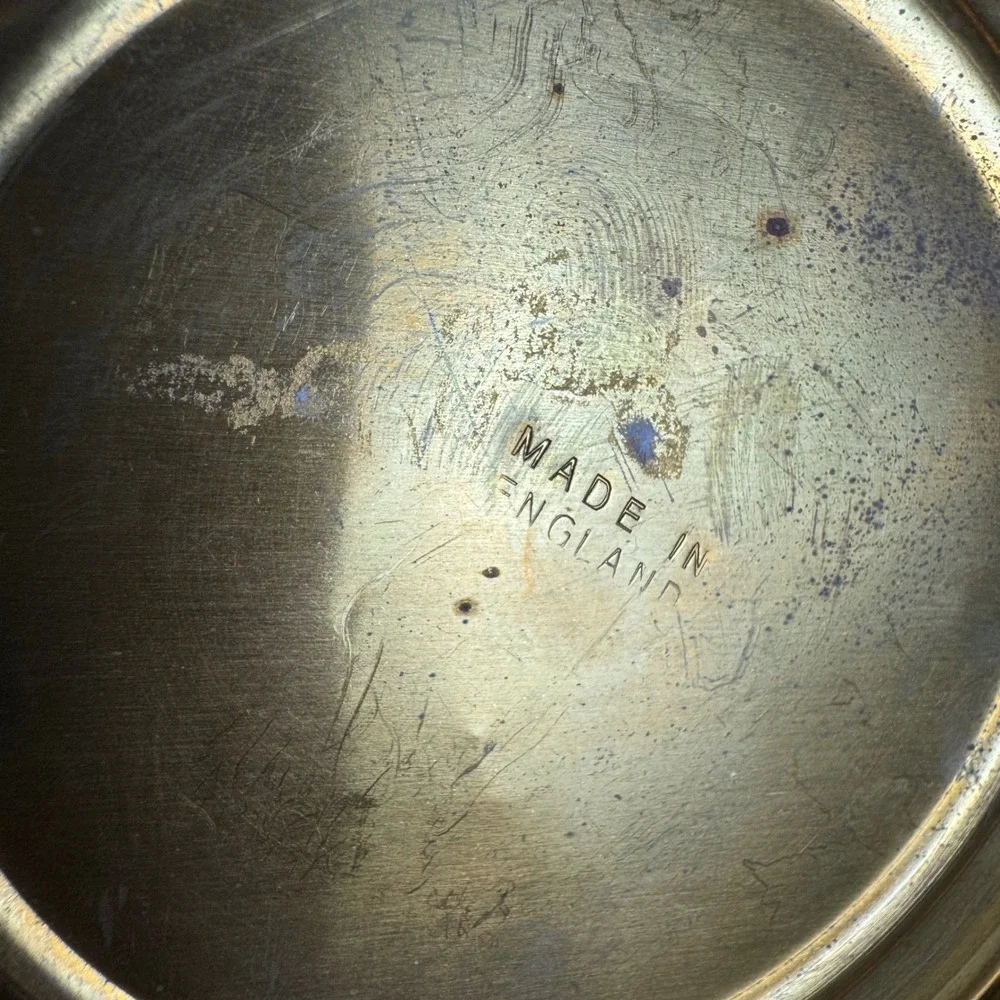 Vintage Brass Metal Embossed‎ Pub Scene Pitcher Made in England